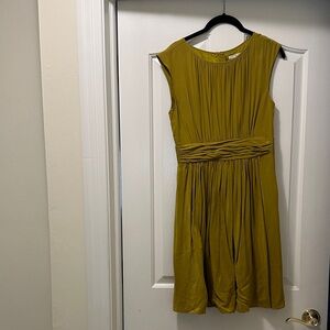 Boden Mustard Yellow Sleeveless Dress
